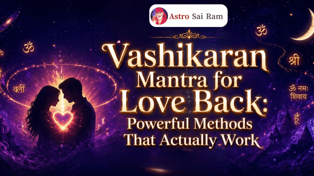 Vashikaran Mantra for Love Back: Powerful Methods That Actually Work